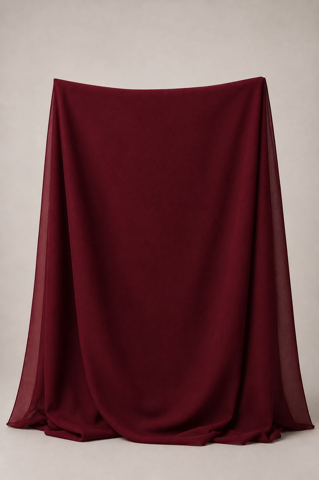 Dark Red Hijab
